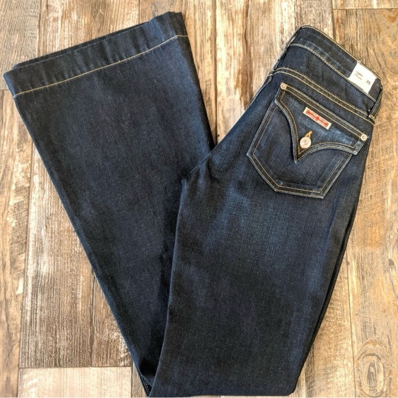 HUDSON Ferris Flap Flare Jeans Wide Leg Trouser NW508DW sz 25x35.5L Tall - Picture 11 of 14